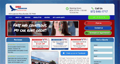 Desktop Screenshot of eagletransrowlett.com